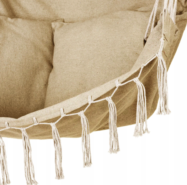 Бразильське крісло - гамак Outtec Boho Sois XXL бежевий Київ - фото 9