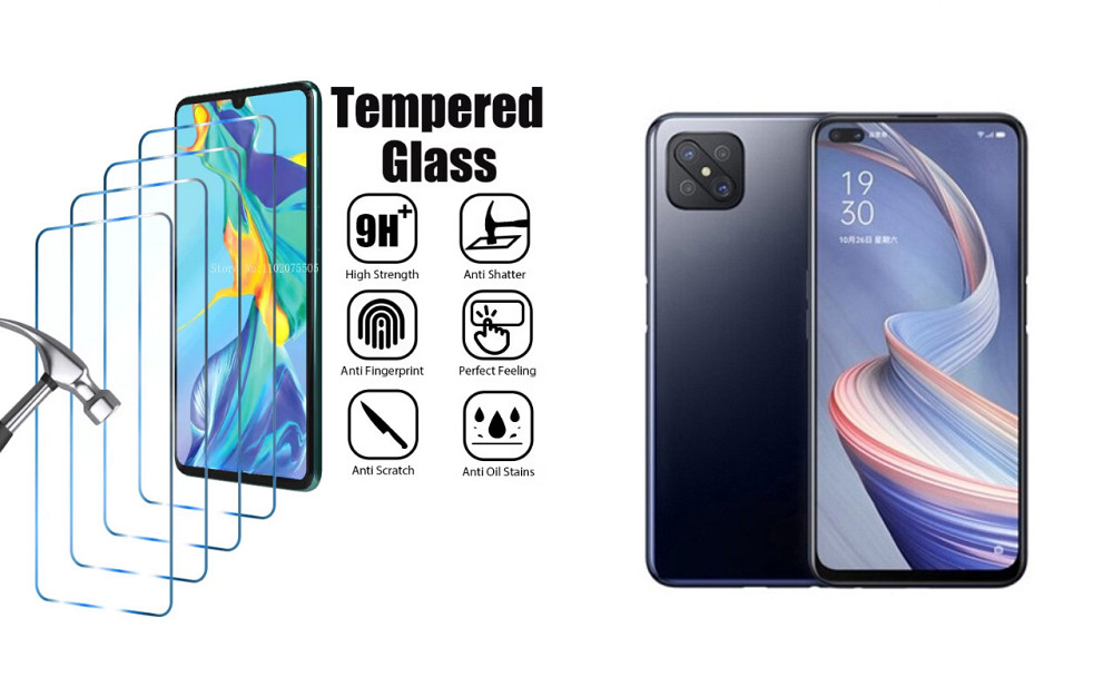 Защитное стекло ArmorGlass для Oppo Reno 4 Z 5G – устойчивое к царапинам и ударам Киев - изображение 1