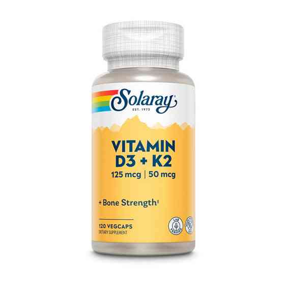 Vitamin D3+K2 (soy free) (120 veg caps) Луцьк
