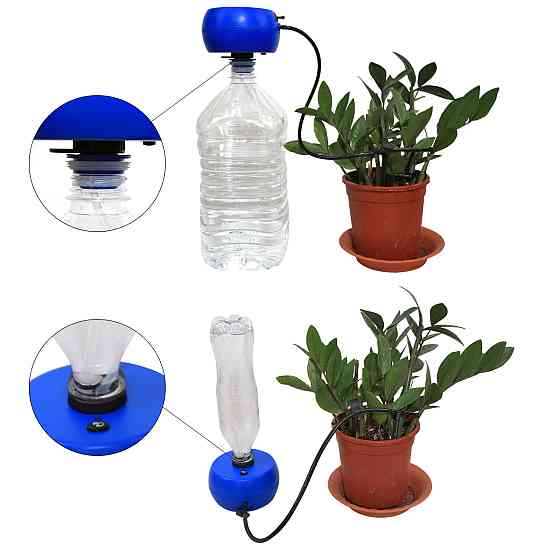 Автоматичний капельний полив Aqualin з таймером для рослин Київ