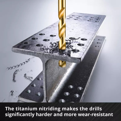 Набір свердл Einhell по металу 19шт, 1-10мм, кейс (427019) Вінниця - фото 6