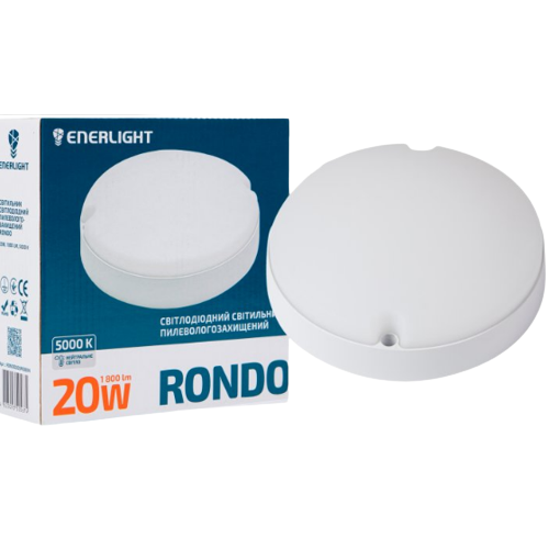 LED Світильник 20W 5000К RONDO20SMD80N Enerlight Житомир