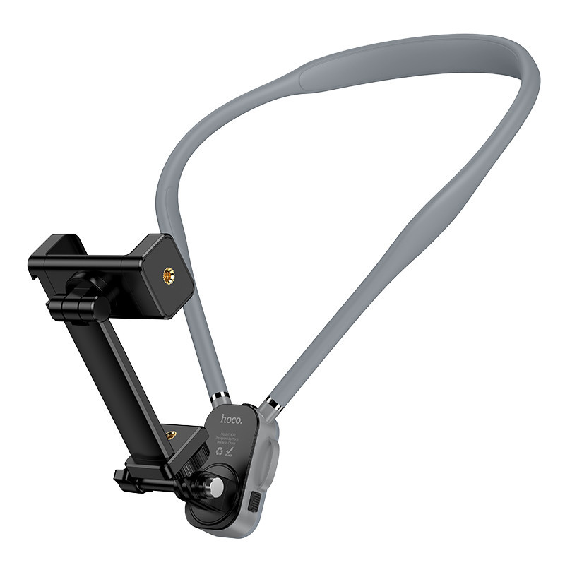 Кріплення для телефона на шию HOCO K30 Campo neck-hanging holder Black Gray Одеса - фото 1