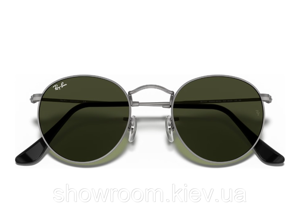 Круглые солнцезащитные очки для мужчин Ray Ban Round 3447 003 LUX Киев - изображение 5