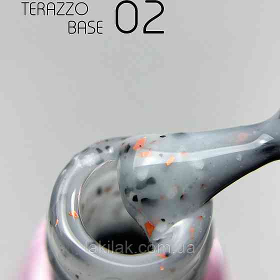 База для гель-лаку Toki-Toki Terazzo Base TR02 з поталлю 5мл Херсон