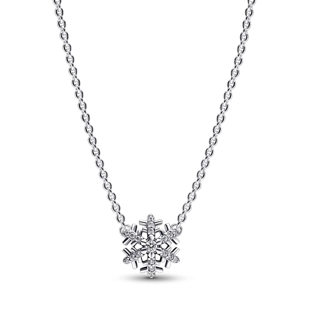 Срібне намисто  "Блискуча сніжинка" 392371C01 MasterSem Київ - фото 1