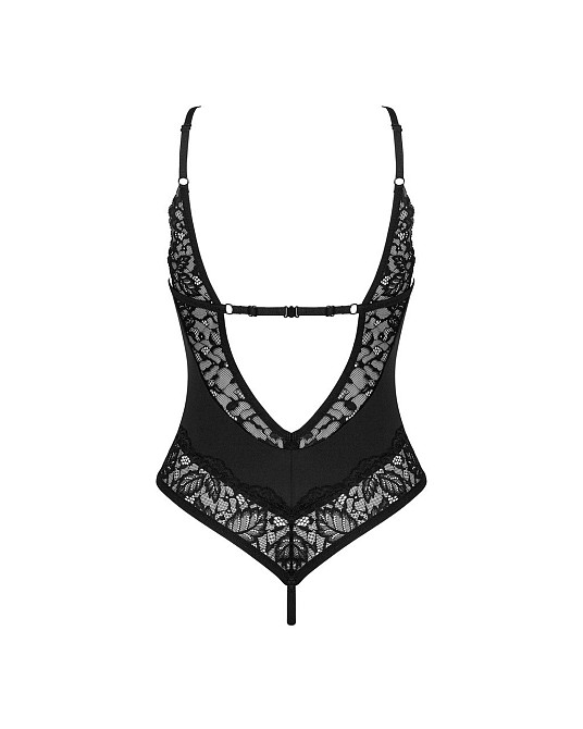 Боди кружевной с открытым доступом Obsessive Bellastia черный, XS/S Sex Aura Киев - изображение 4