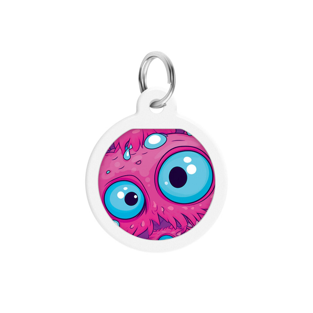 Адресник для собак и кошек металлический WAUDOG Smart ID с QR паспортом, рисунок 