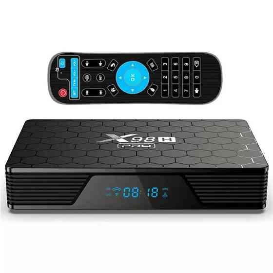 Смарт ТВ приставка X98H Pro WIFI6 4/32 Гб Smart TV Box Android 12 Андроїд ТВ бокс Київ