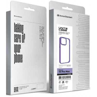 Чехол для мобильного телефона Armorstandart UNIT2 Apple iPhone 15 Pro Max Lavander (ARM69991) Винница - изображение 5