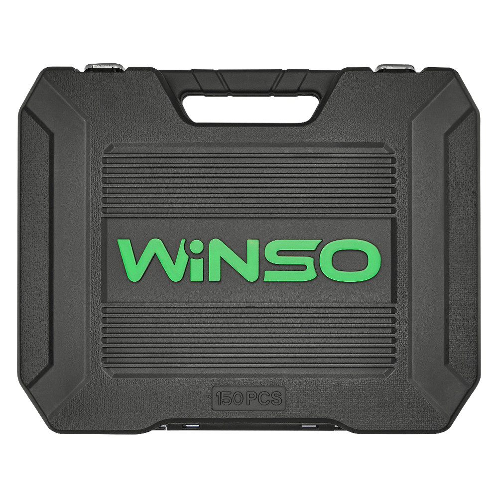 Професійний набір інструментів в кейсі Winso Pro 1/2", 1/4", 3/8" 72T, CR-V, 150од. Львів - фото 2