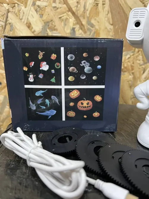 Лазерный ночник-проектор Астронавт звёздное небо с картриджем Коломыя - изображение 5