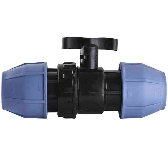 Кран кульовий ПНД Vsplast 63 6001 (000007928) Київ