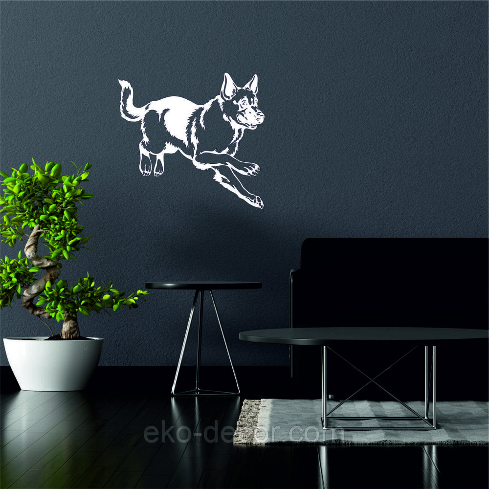 Декоративное настенное Панно «Овчарка» , Декор на стену 90*84 см, Белый Киев - изображение 3