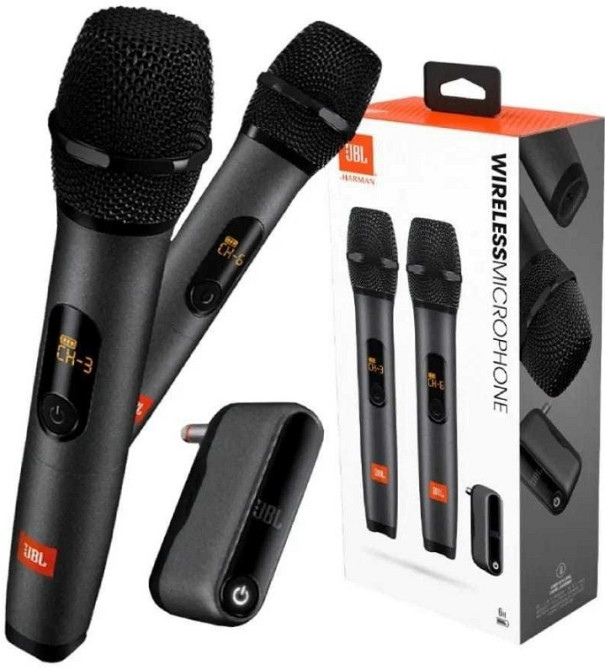 2шт мікрофонів Радіосистема JBL Partybox Wireless Microphone караоке. Харків - фото 5
