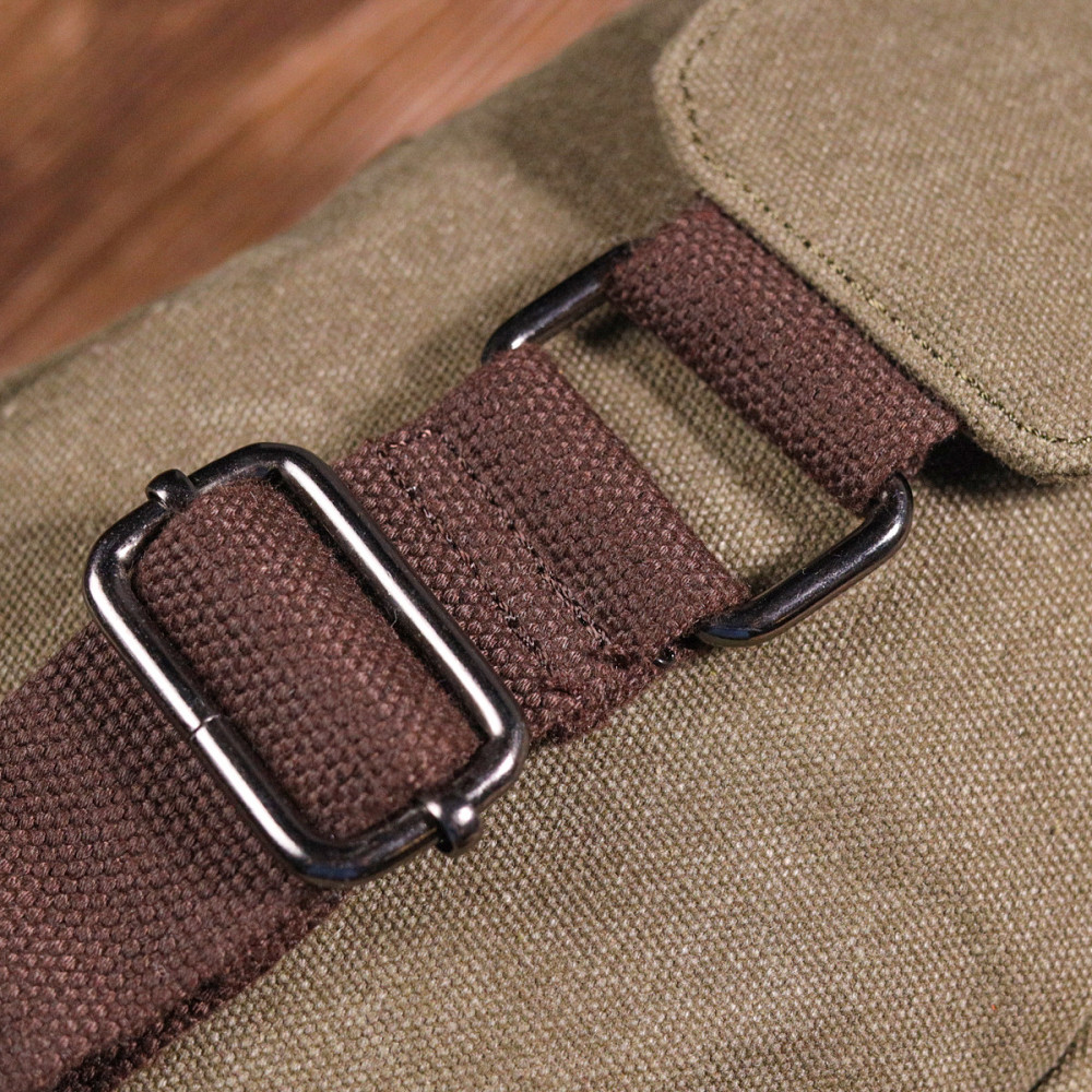 Сумка чоловіча через плече із щільного текстилю 21231 Vintage Оливкова Київ - фото 1