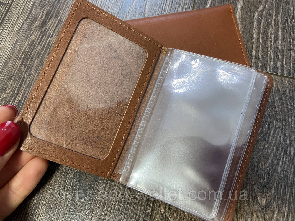Обкладинка для ID-паспорта й автодокументів із натуральної шкіри ST Leather Київ - фото 2