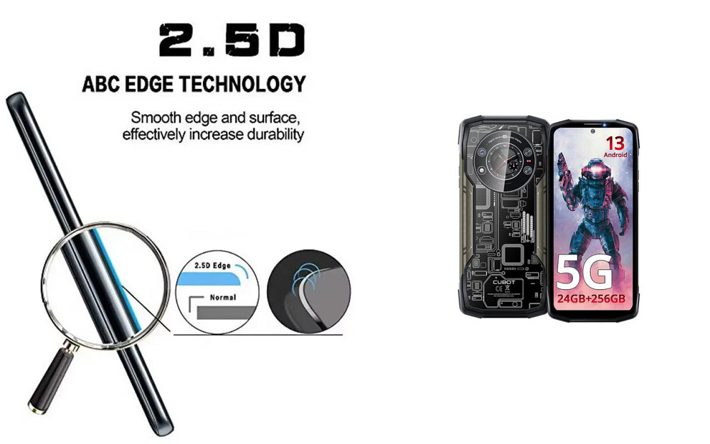 Защитное стекло ArmorGlass для Cubot KingKong Star 5G – устойчивое к царапинам и ударам Киев - изображение 2