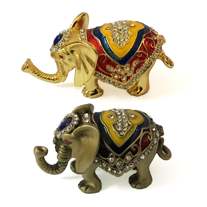 Скринька декорована стразами Слон Київ - фото 1