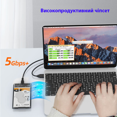 Карман внешний Maiwo 2.5" SATA/SSD HDD - USB3.0 (K2510B) Винница - изображение 3