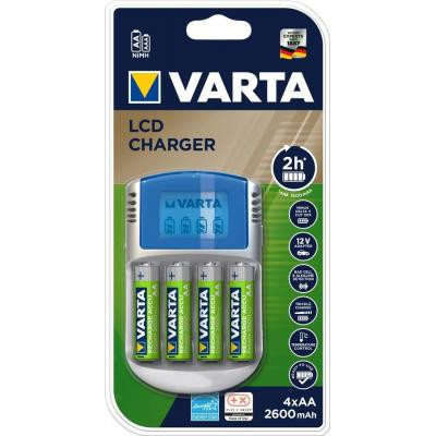 Зарядное устройство для аккумуляторов Varta LCD charger + 4 * AA 2500mAh (57070201451) Винница - изображение 1