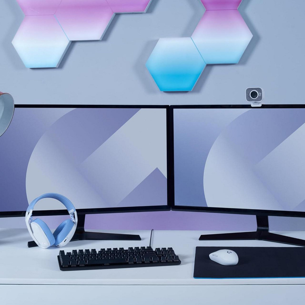 Беспроводная игровая гарнитура Logitech с Bluetooth, накладные наушники с микрофоном полноразмерные белые Киев - изображение 9