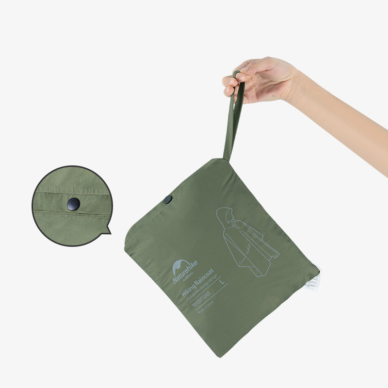 Плащ-дощовик Naturehike NH21FS036, p-p L, чорний Киев - изображение 5