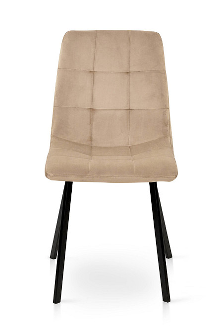 Стілець Ментос чорний/ велюр бежевий Київ - фото 2