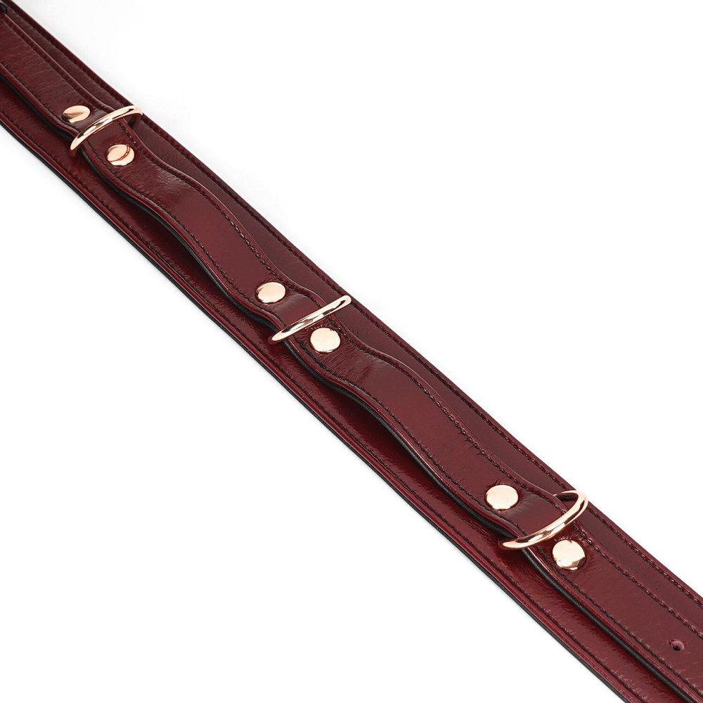 Фіксатори для стегон Liebe Seele Wine Red Thigh Cuffs S Size, натуральна шкіра Sex Aura Київ - фото 6
