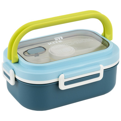 Ланч-бокс Kite з розділювачем 1100 мл, синій (K25-1182-2) Вінниця - фото 8