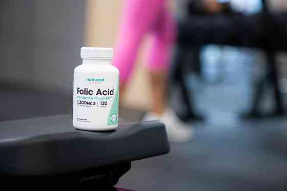 Folic Acid with Biotin & Vitamin B12, 120 Capsules Луцк