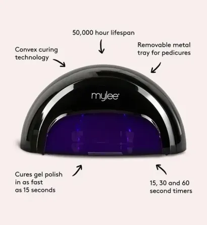 Професійна UV/LED лампа для манікюру Mylee PRO Salon Series (чорна) УЦІНКА Київ