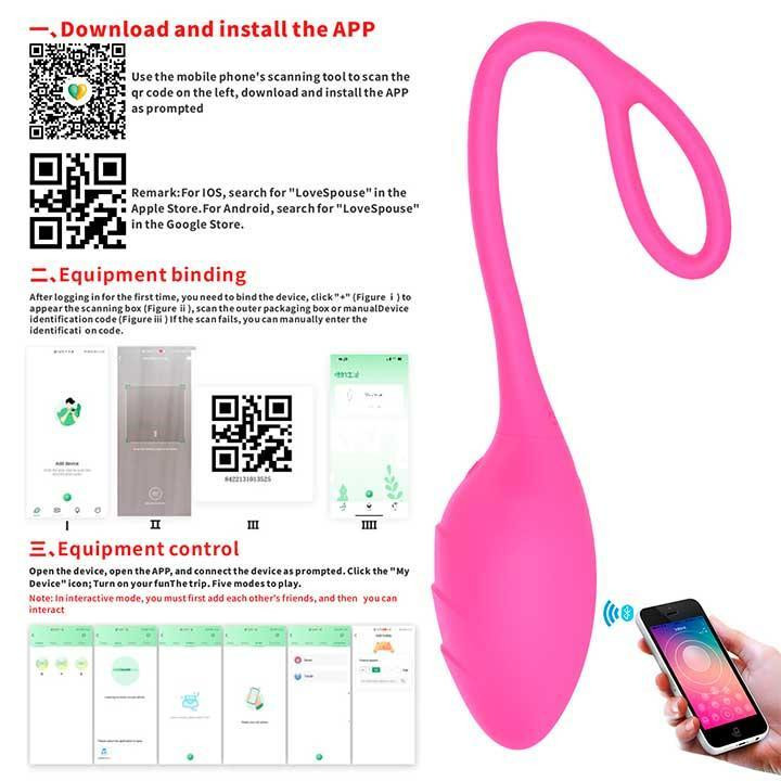 Виброяйцо смарт с 10 режимами вибрации с дистанционным управлением 9.5 см Розовый Винница - изображение 8