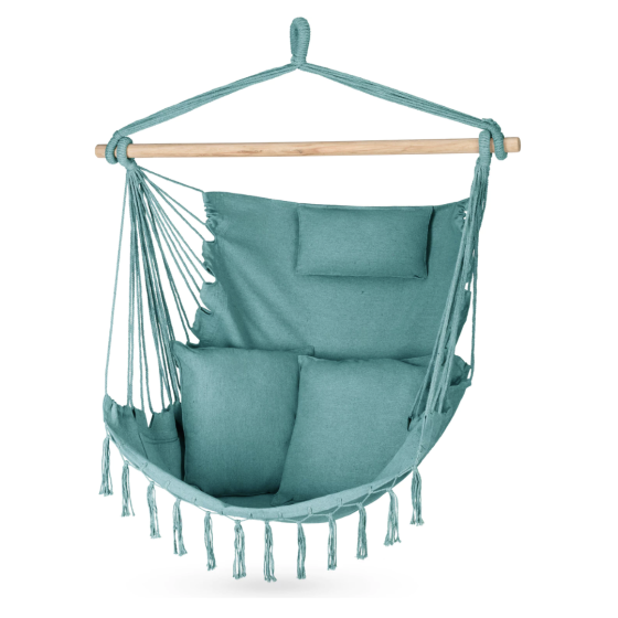 Бразильське крісло - гамак Outtec Boho XXL зелений Київ