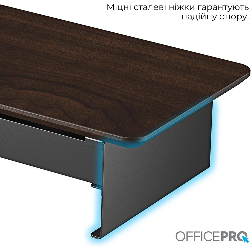 Підставка для монітора OfficePro MR164DW Dark Wood/Black ( 24001 ) Харків - фото 7