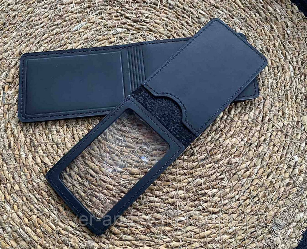 Обкладинка "Державна податкова служба України" з вінтажної шкіри чорного кольору Київ - фото 6