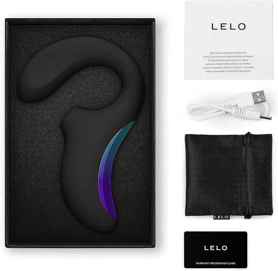 Кліторально-вагінальний звуковий стимулятор LELO Enigma WAVE Black Львів - фото 5