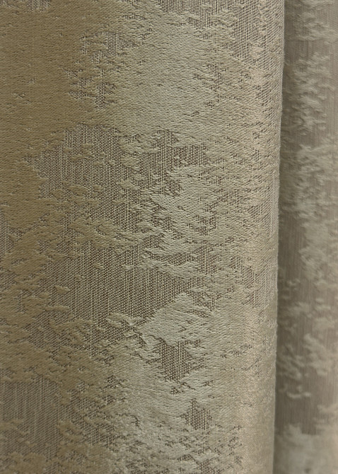 Комплект готових штор VR-Textil Жакард Sultan XO № 1284ш Золотистий 100х290 см 2 шт (31-0072) Київ - фото 7