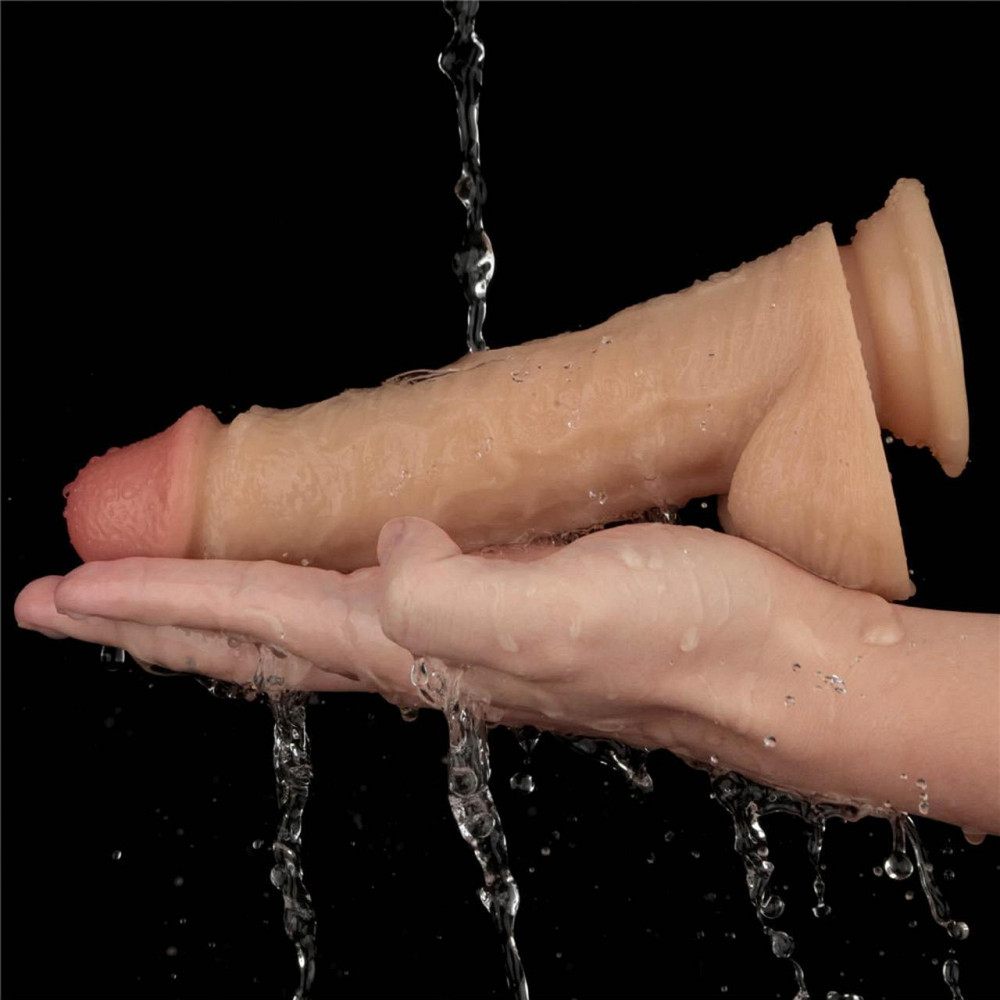 Реалістичний вібратор - Vibrating Power Basics Cock 8" Sex Aura Київ - фото 10