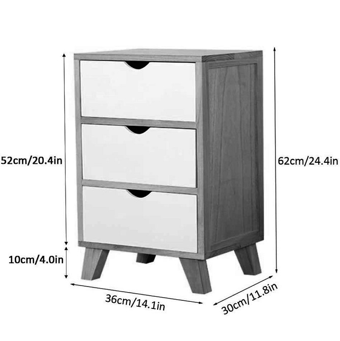 Приліжкова тумба "Абумі 3" мокко Миколаїв - фото 2