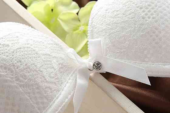 Комплект нижнего белья кружевной женский белый 70C Киев