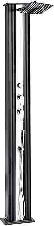 Душ солнечный Aquaviva Hybride Dada Straight алюминиевый с мойкой для ног. антрацит DS-D463NX. 40 л. уценка Киев