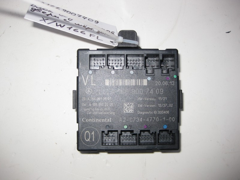 Mercedes-Benz  A1669007409 Блок керування передніх лівих дверей ML GLE W166 GL GLS X166 CLA C177 A-Class W176 B-Class W246 Одеса - фото 1