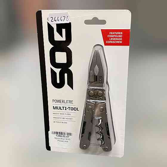 Мультитул SOG PowerLitre, 17 інструментів, мультиінструмент плоскогубці Київ