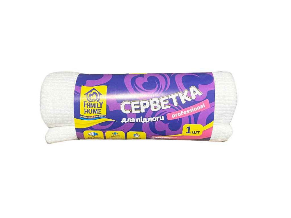 Тряпка для пола 1шт Professional ТМ Family Home Solmir Киев - изображение 1