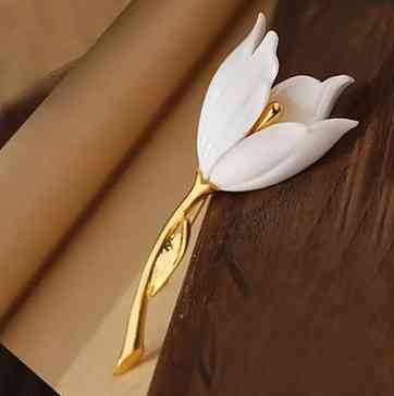 Брошка у весняному стилі тюльпан Київ