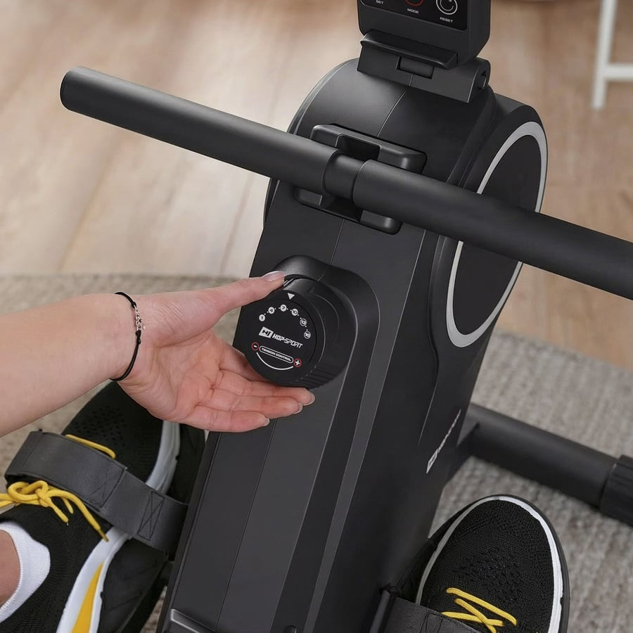 Гребной тренажер Hop-Sport HS-055R Creek магнитный черный Киев - изображение 5