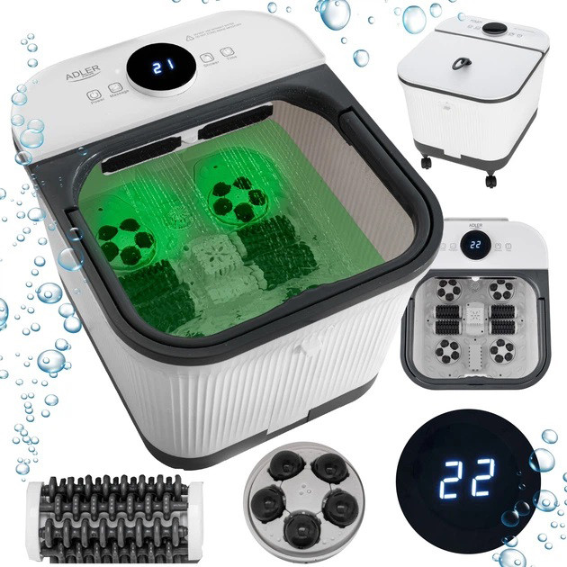 Гідромасажна ванна для ніг Adler AD 2184 Deluxe 16,7 л 500 Вт ZB-58 Львів - фото 2