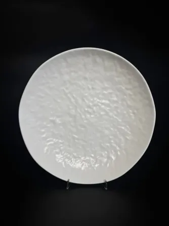 Керамическое блюдо с фактурной поверхностью 28 см Коломия