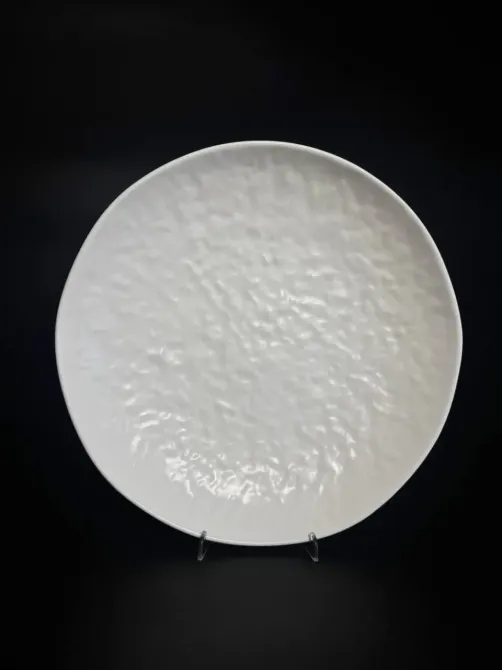 Керамическое блюдо с фактурной поверхностью 28 см Коломия - фото 1